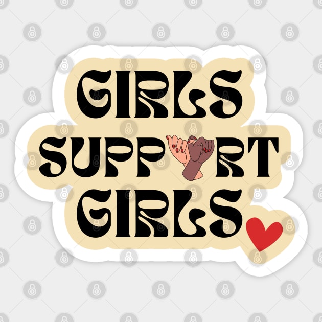 Girls Support Girls - International Woman's day Sticker by Yelda